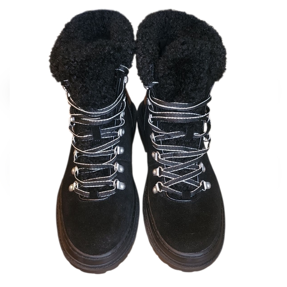 Splendid Yvonne Suede Faux Fur Boots